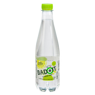 Eau gazeuse Badoit citron vert – Bouteille de 0.5 litre